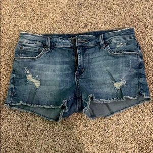 STS Blue cutout Jean shorts